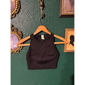 Lululemon High Neck Black Bra Size 4